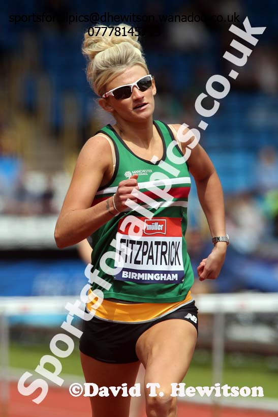 Womens 400 metres hurdles, British Championships, Birmingham. Photo: David T. Hewitson/Sports for All Pics